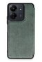 Xiaomi Redmi 13C Compatible Case Flip Cover - Dark Green