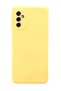 Samsung Galaxy M52 5g Compatible Case Nano Velvet Silicone - Yellow