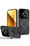 Xiaomi Redmi 14C Compatible Case with Joy Lens Stand - Black