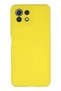 Xiaomi Mi 11 Lite Compatible Case Nano Velvet Silicone - Yellow