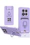 Xiaomi Redmi Note 14 Pro 4g Compatible Case Zuma Silicone with Business Card Holder and Ring - Lilac