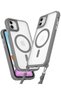 Apple iPhone 12 Compatible Case Enka Magsafe Silicone Case - Titan Gray