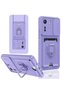 Xiaomi Redmi 13C Compatible Case Zuma Silicone with Business Card Holder and Ring - Lilac