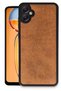Samsung Galaxy A05 Compatible Case Aras Leather Cover - Tan