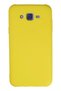 Samsung Galaxy J7 Compatible Case Nano Velvet Silicone - Yellow