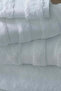 Classic Double Border 100% Cotton Large Bath Towel - White, 115 X 180 cm - 2