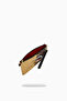 Golden Dynasty Metallic Shark Mouth Clutch Bag - 4