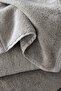 Waffle Edge Spa Bamboo Blended Bath Towel - Dark Gray, 100 X 150 cm - 2