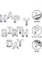 Gold Letters Alphabets Foil Balloons for Birthday/Anniversary/Bachelorette/Wedding/Farewell & Other Ocassions, Make Your Own Custom Phrase - 8