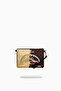 Golden Dynasty Metallic Shark Mouth Clutch Bag - 3