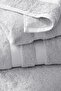 Classic Double Border 100% Cotton Face Towel - Grey, 30 X 30 cm - 2