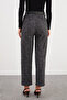 Gray Belted Carrot Cut Trousers - 8