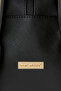 Goldheart Shark Drip Saffiano Handbag - 6
