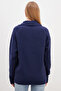 Half Button Polo Neck Knitwear Sweater - 8