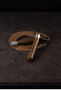 Hs815 Leather Jump Rope, Professional Speed Rope with Wooden Handle - Brown - 3