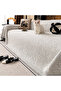 Couch Covers for 2 Cushion, Loveseat Slipcovers Washable, Pet L Shape Sectional Protector Washable, Boho Couch Cover Blanket, Wavy Stripe Chenille, Grey, 180*230cm/70*90in