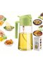 Premium Kitchen Oil Dispenser with Glass Bottle and Easy Pump Mechanism, Refillable Cooking Oil Pourer for Olive Oil, Vegetable Oil, Vinegar and Sauces, Ideal for Frying, Salad Dressing, BBQ and Cooki
