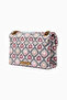 Mini Fabric Drench Kensington Stone Chain Strap Design, Women's Shoulder Bag - Multi-Color - 3