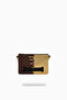 Golden Dynasty Metallic Shark Mouth Clutch Bag - 5