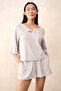 Super Soft Modal Women's Pajama Top - Gray, XL - 2