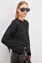 Buttoned Knitwear Cardigan with Side Slits - 4