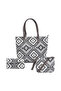 Ethnic Jacquard Cotton Bag Set – (Shoulder, Cross-body & Clutch Bags)