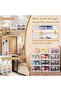 Easy Assembly Transparent Door Shoe Storage Boxes (8 Pcs) - Stackable Sneaker Organizer, Space-Savin - 4