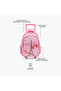 Paris Print 5-Piece School Trolley Bag Set for Girls 5-8 Years with Lunch Bag - 16 inches - 3