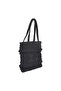 Hand-Tufted Navy/Black Cotton Tote – Boho Chic & Artisanal Charm - 3