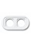 Porcelain Retro Frame Set of 2 White – Aesthetic and Durable Design - 3