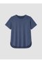Navy Blue Modal Blend Oversize Women's Sports T-Shirt - 5