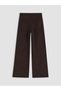 Brown Wideleg Girls' Gabardine Trousers - 3