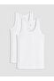 White U-Neck Men's Undershirt 2-Pack - 5