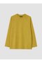 Green Crew Neck Women's Sweatshirt Tunic