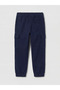 Navy Blue Boys' Gabardine Cargo Pants - 4