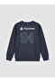 Navy Blue Playstation Printed Boys' Tracksuit Set - 6