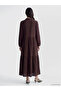 Brown Textured Layered Shirt Dress - 4