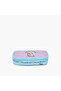 Slogan Print Pencil Pouch with Zip Closure