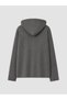 Anthracite Hooded Girls' Tracksuit Set - 3