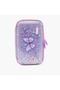 Butterfly Print Pencil Pouch with Zip Closure