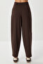 Pensli Polyviscon Balloon Trousers Lgp0033 Brown - 5