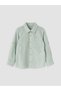Green Regular Fit Boys' Shirt