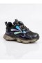 Girl's Smart Mechanism Lace-Up Pu Water Repellent Surface Sports Shoes Yido-26101 - 3