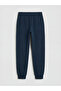 Navy Blue New York Printed Boys' Jogger Sweatpants - 3