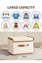 2-Packs Clothes Drawer Organizer with Cover, Wardrobe Clothes Organizer,Foldable Storage B - 5