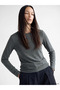 Anthracite Crew Neck Women's Bodysuit