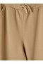 Beige Boys' Pique Jogger Sweatpants - 3