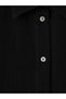 Black Oversize Muslin Women's Shirt - 6
