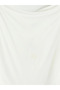 White Boat Neck Modal Blend Blouse - 7