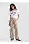White New York Printed 100% Cotton Women's T-Shirt - 2